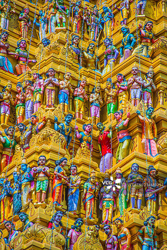 穆图马里安曼神庙，斯里兰卡马特莱的印度教寺庙图片素材