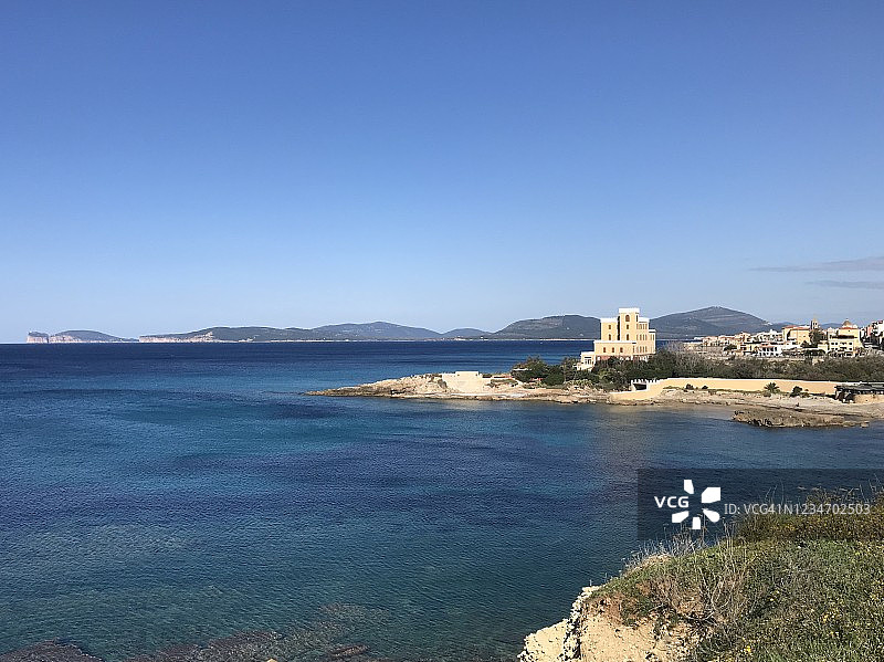 阿尔盖罗海岸风光图片素材
