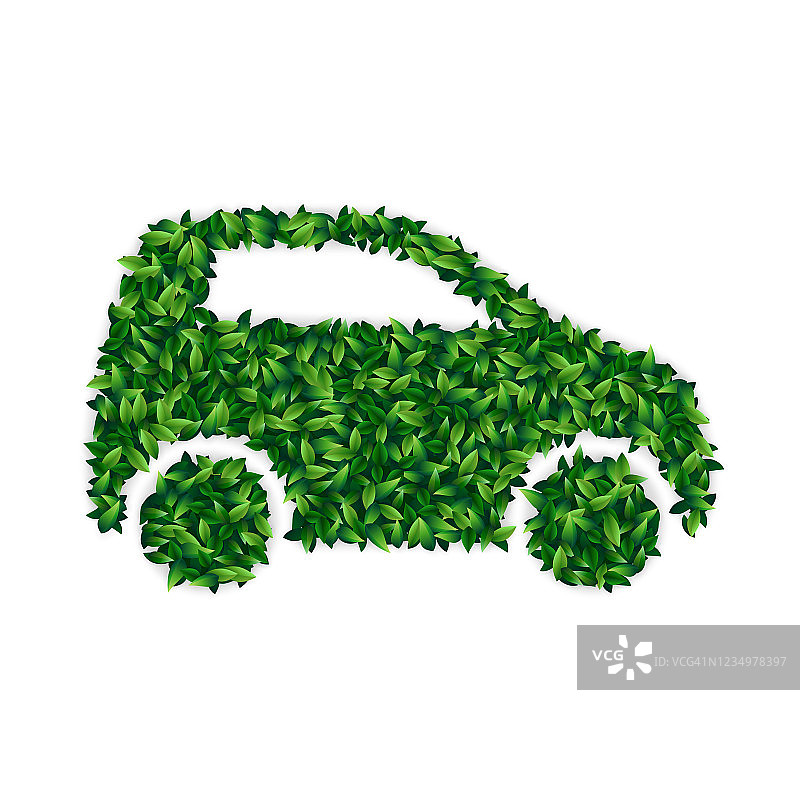 环保汽车绿色能源概念图片素材