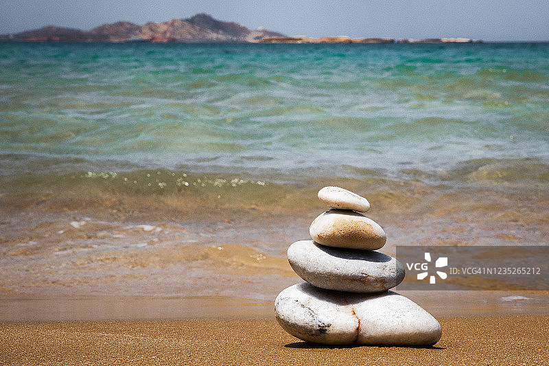 平静禅意图片素材