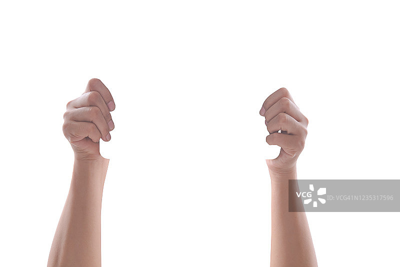 人手拿着空白物，白色背景图片素材