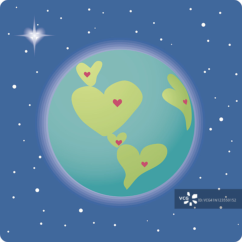 爱让世界运转图片素材