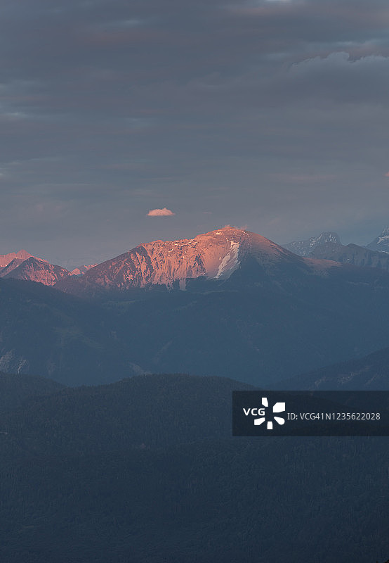 巴伐利亚阿尔卑斯山-赫尔佐格stand图片素材