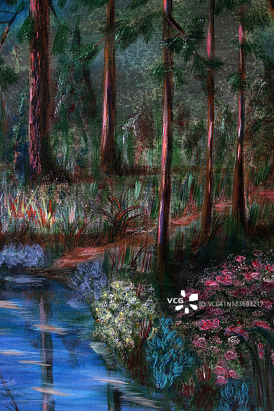 在森林里图片素材