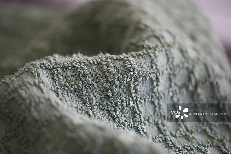 鼠尾草绿面料特写图片素材