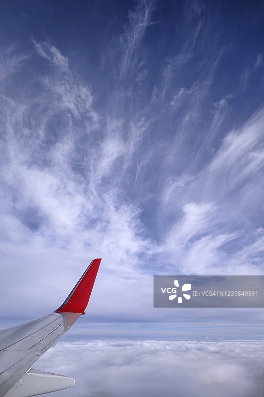 飞机机翼图片素材