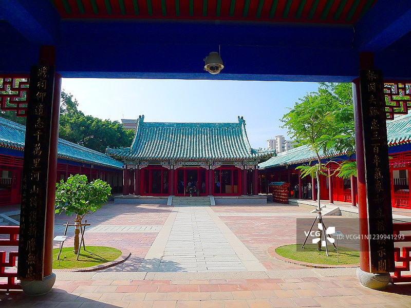 台湾郑成功庙图片素材