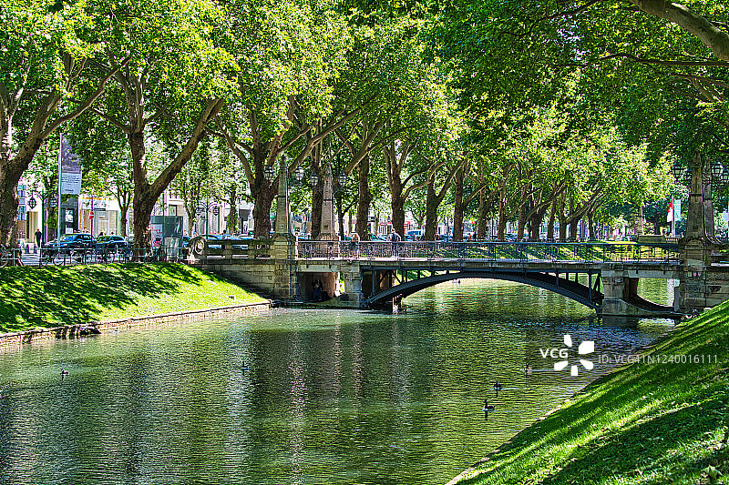 德国杜塞尔多夫国王大道图片素材