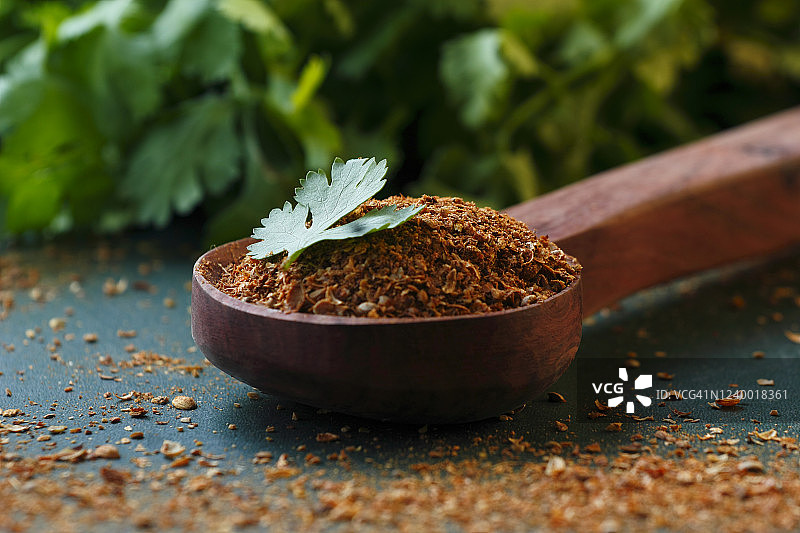 芫荽粉碎末图片素材