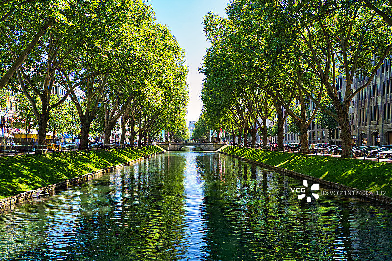 德国杜塞尔多夫国王大道图片素材