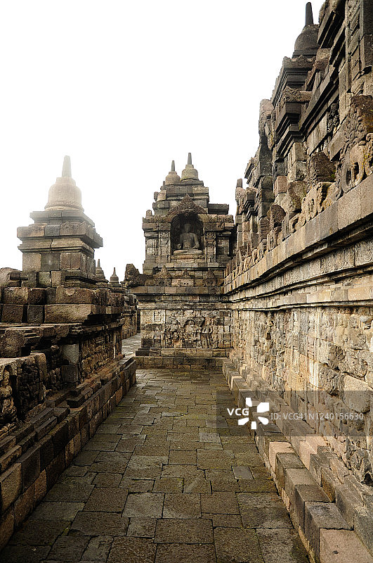 博罗布杜尔神庙图片素材