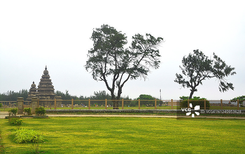 海岸寺庙图片素材
