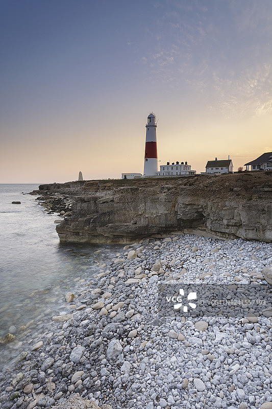 英国多塞特郡波特兰比尔灯塔图片素材