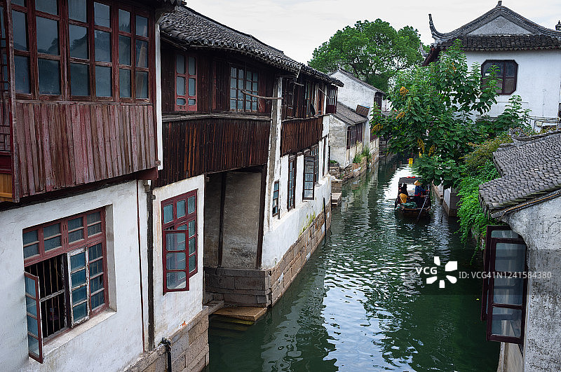 锦溪古镇水乡图片素材