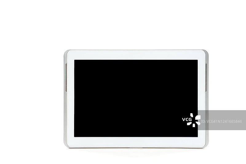 空白屏幕手机标签，白色背景图片素材