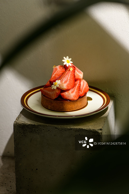 草莓挞图片素材