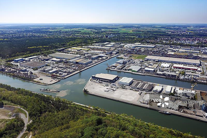 德国巴伐利亚州纽伦堡港口图片素材