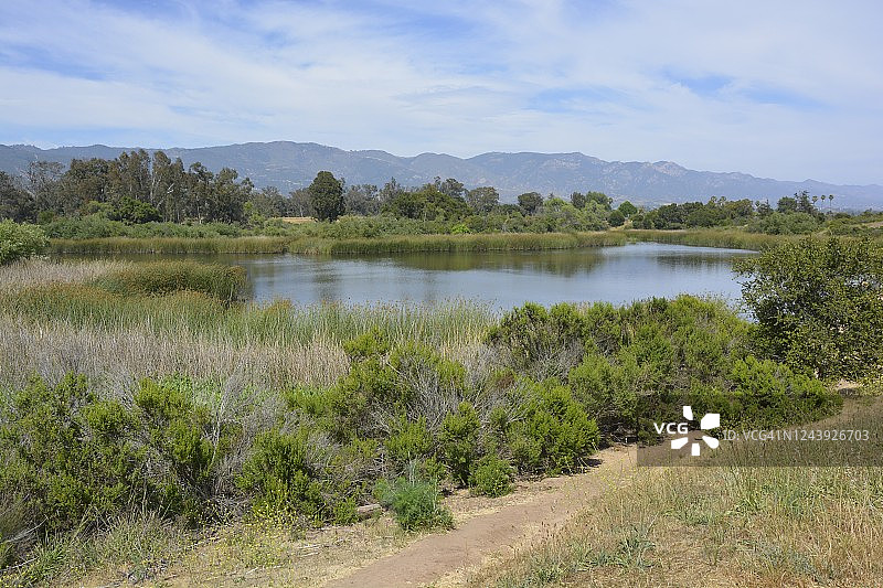 卡内罗斯湖小径图片素材