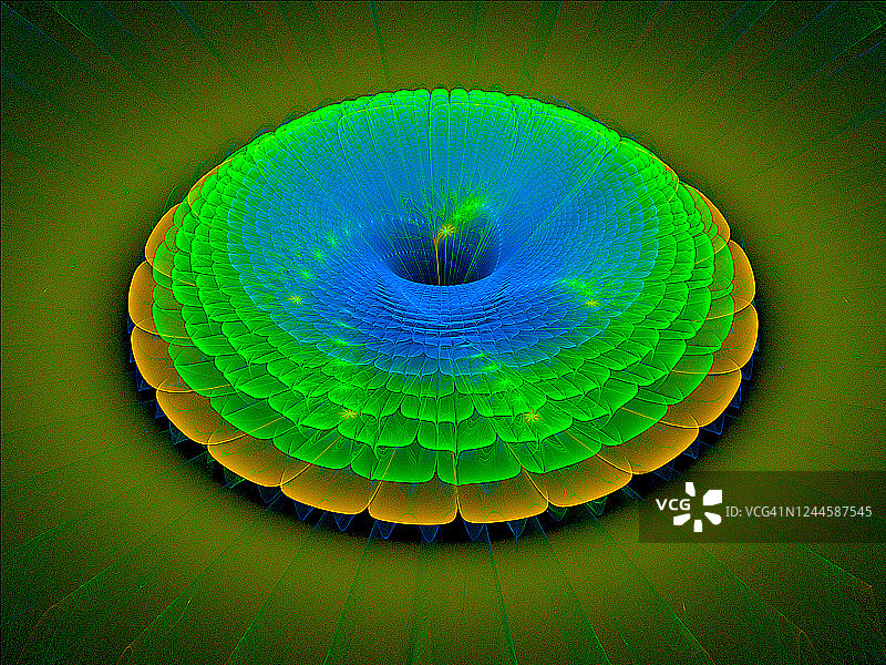 分形花朵和花瓣图片素材