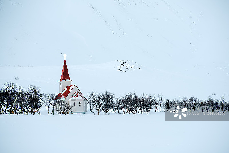 冬季的教堂图片素材