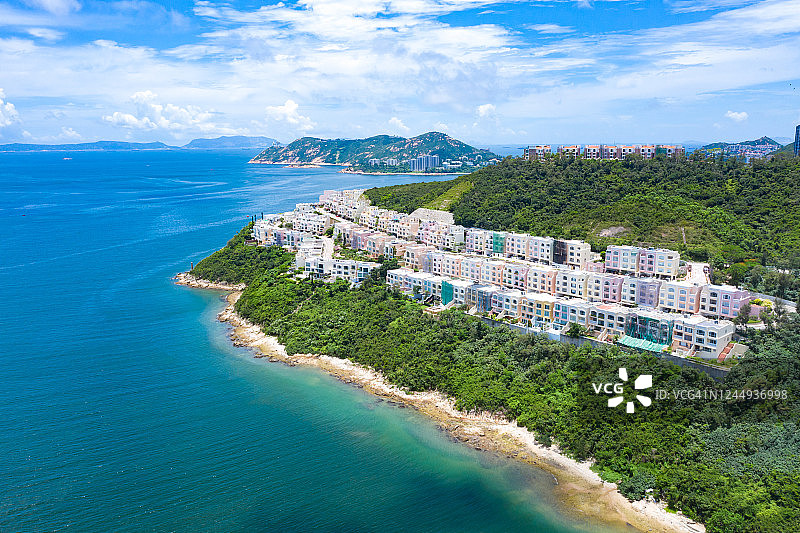 香港南区的豪华住宅图片素材