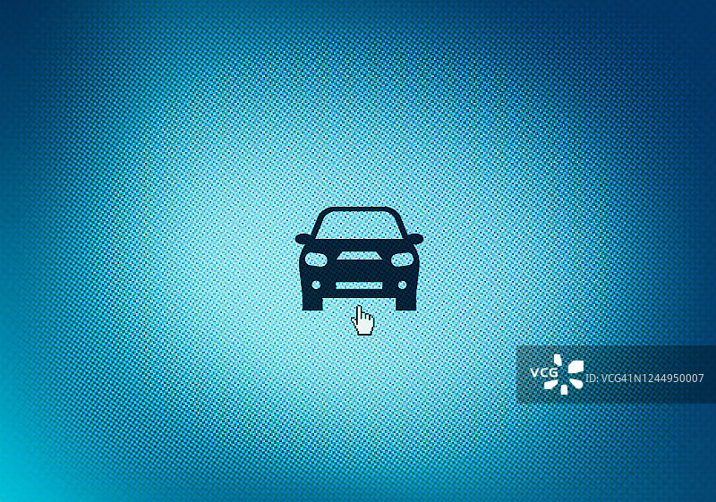 屏幕上的汽车图标图片素材