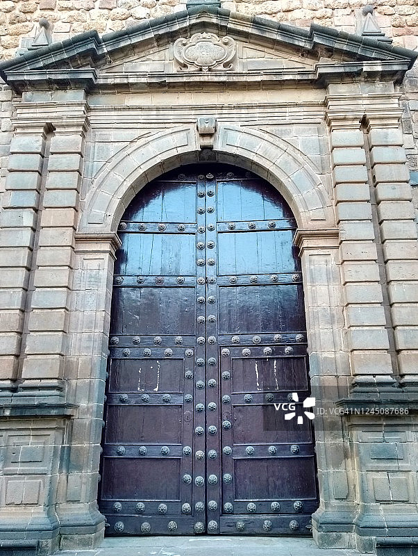 库斯科耶稣会教堂，印加帝国的历史都城图片素材