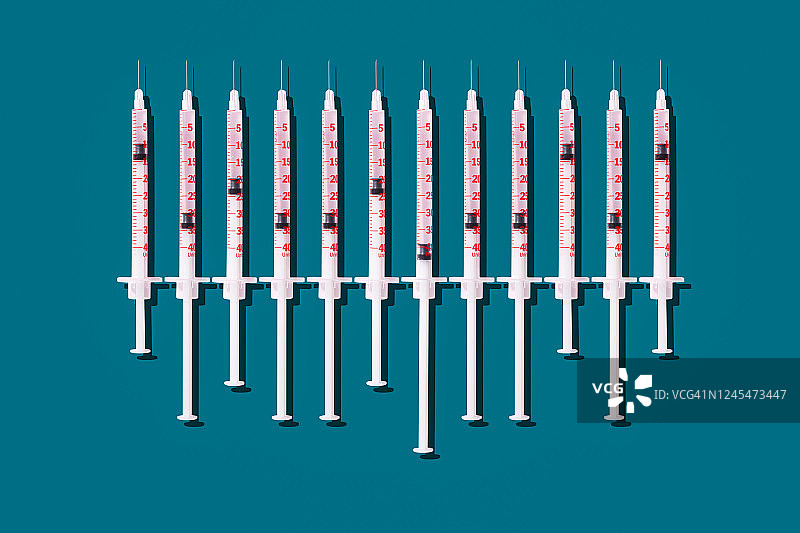 各种剂量的胰岛素注射液图片素材
