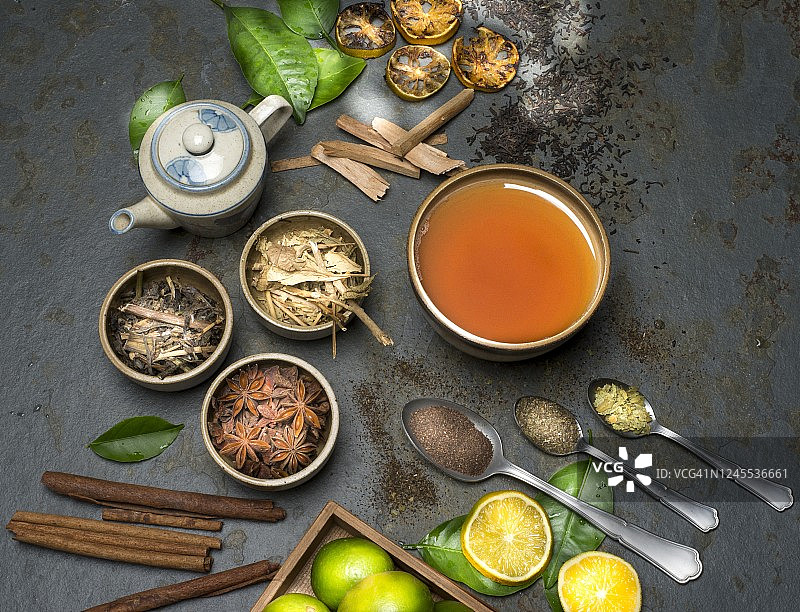 药草茶图片素材