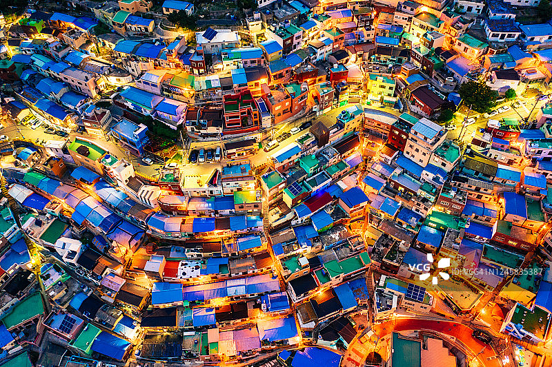 甘川文化村图片素材