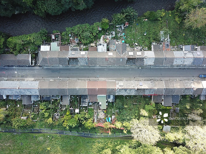 等待拆迁的废弃街道图片素材