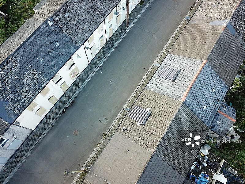 等待拆迁的废弃街道图片素材