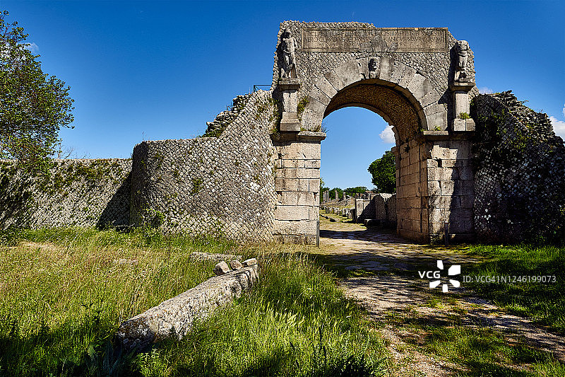 意大利莫利塞塞皮诺的阿尔蒂利亚考古遗址图片素材