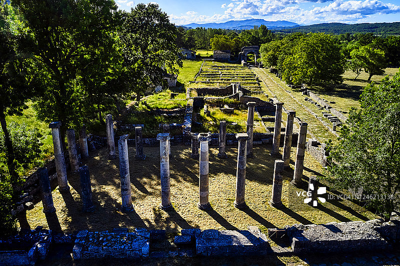 意大利莫利塞塞皮诺的阿尔蒂利亚考古遗址图片素材
