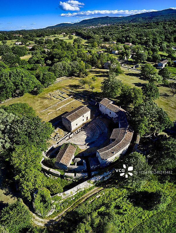 意大利莫利塞塞皮诺的阿尔蒂利亚考古遗址图片素材