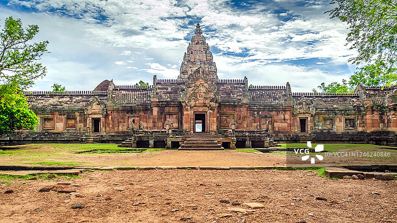 帕侬蓝寺：一座古老的吉蔑寺庙图片素材
