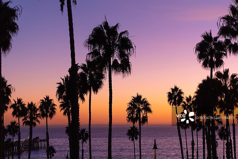 圣克莱门特日落图片素材