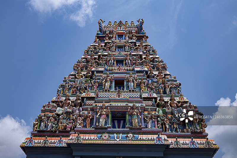 新加坡斯里兰萨佩鲁马尔兴都庙图片素材