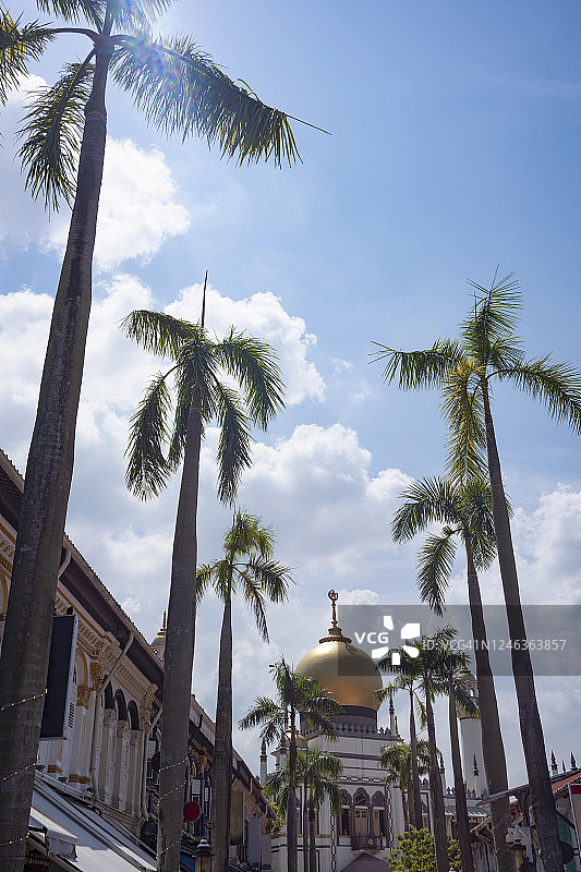 新加坡苏丹清真寺图片素材