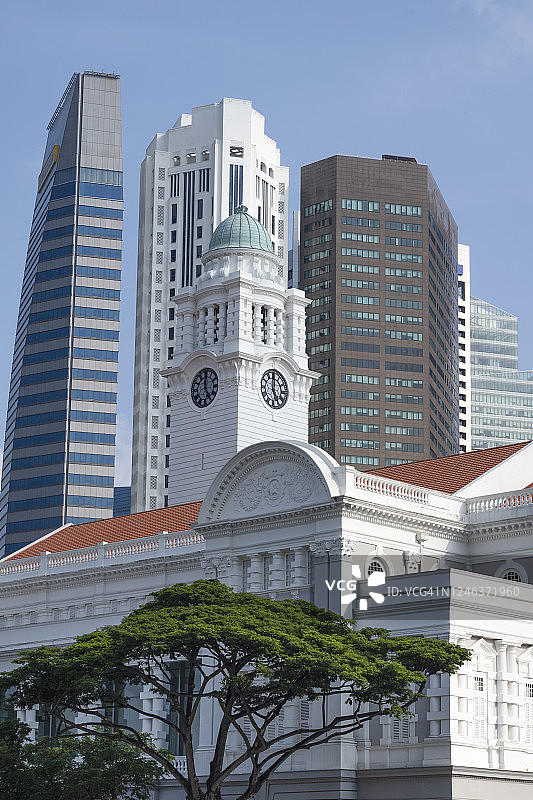 新加坡维多利亚剧院和音乐厅图片素材