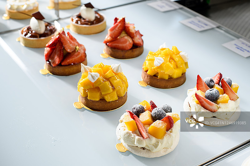 甜点展示柜图片素材