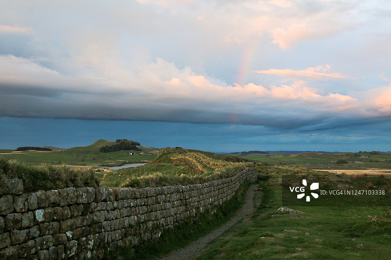 英格兰哈德良长城图片素材