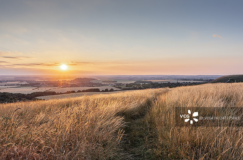 敦斯特布尔丘陵图片素材