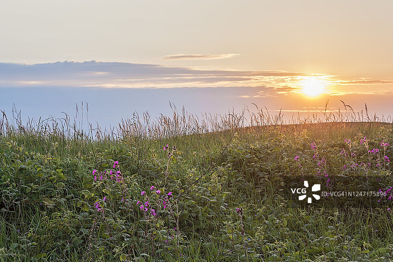 敦斯特布尔丘陵图片素材