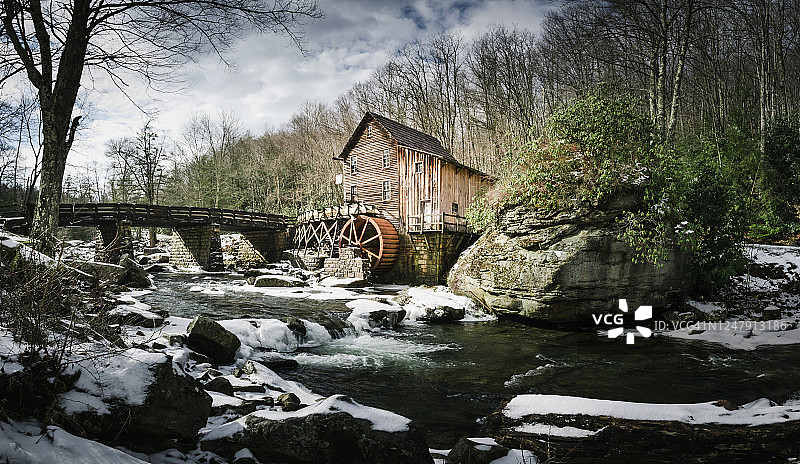 格雷德溪磨坊图片素材