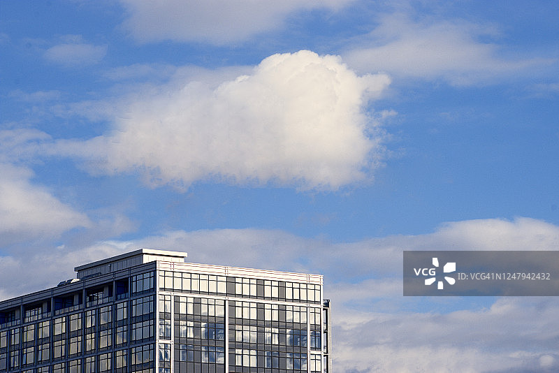 玻璃上的云图片素材