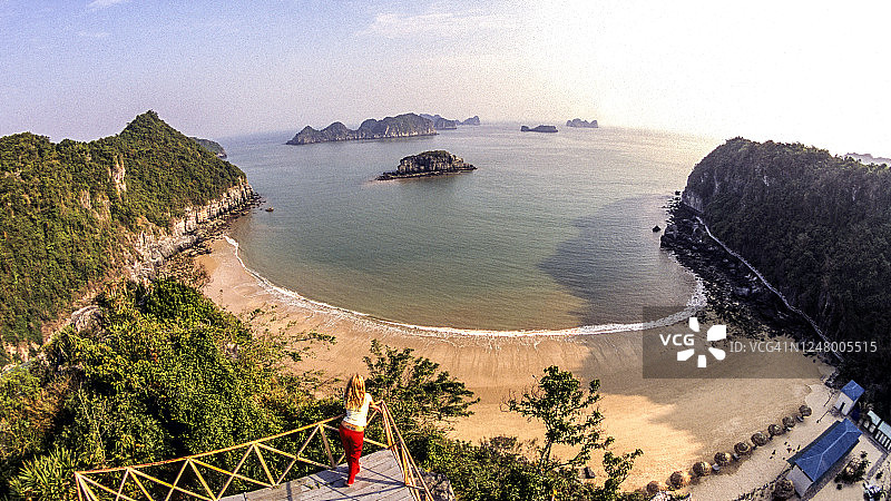 越南，下龙湾，吉婆岛图片素材