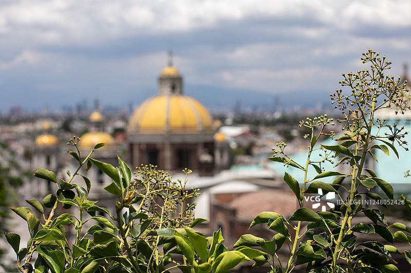 墨西哥城的自然与宗教图片素材