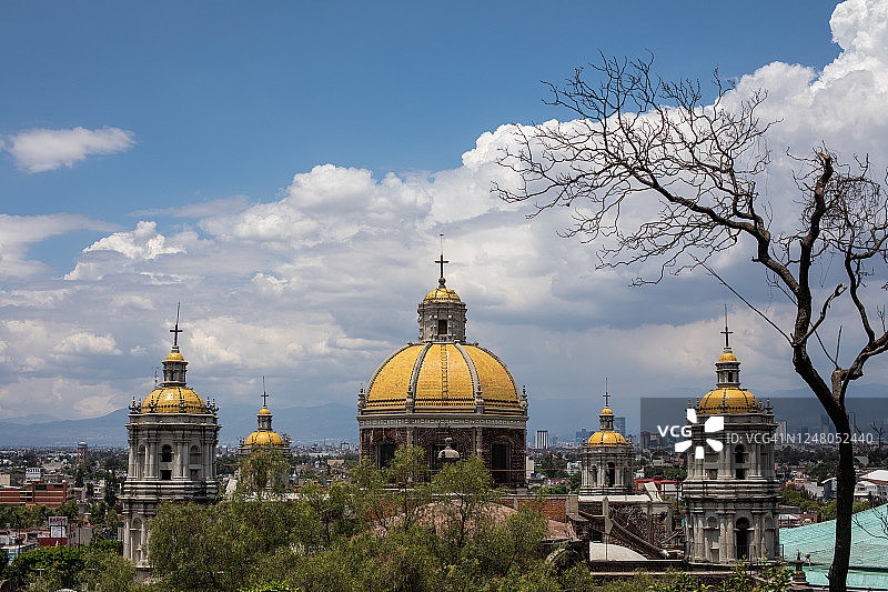 瓜达卢佩圣母大教堂，墨西哥城图片素材