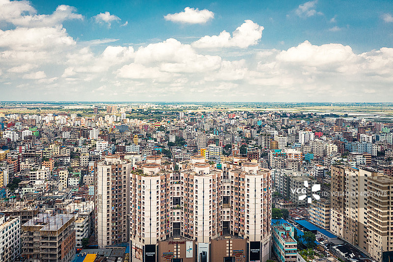 孟加拉国达卡的城市景观照片图片素材